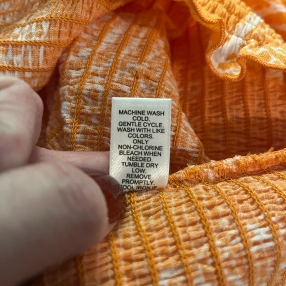 NWOT Cato Spring Bloom Ruched Bodice Plus Size Cropped Square Neck Blouse - Picture 5 of 5